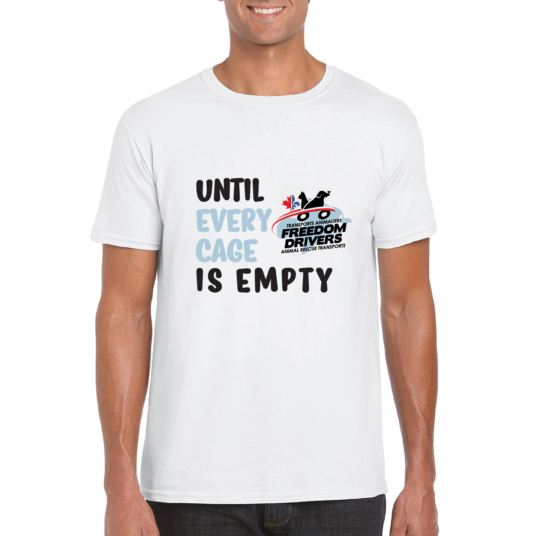 Until Every Cage is Empty (2 color) Men&