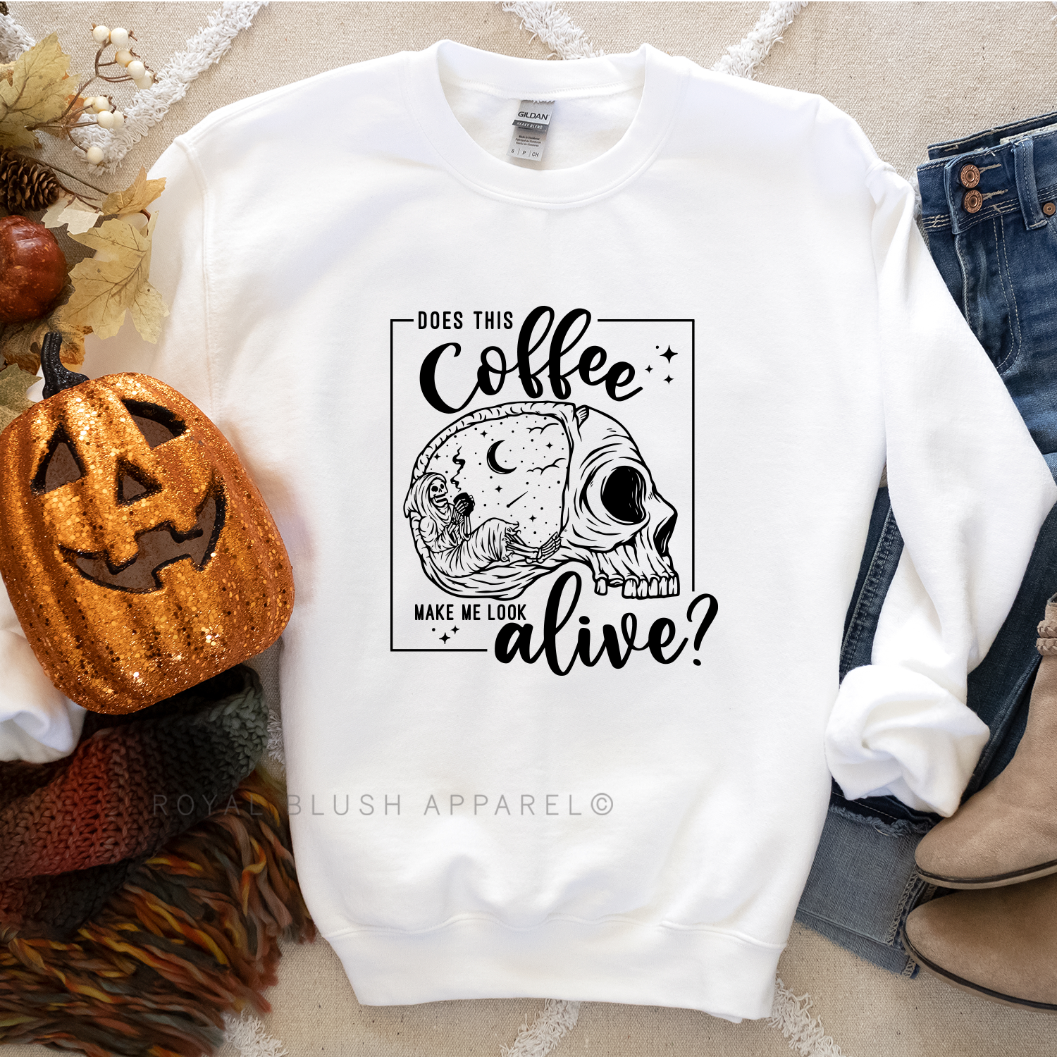 Does This Coffee Make Me Look Alive? Sweatshirt