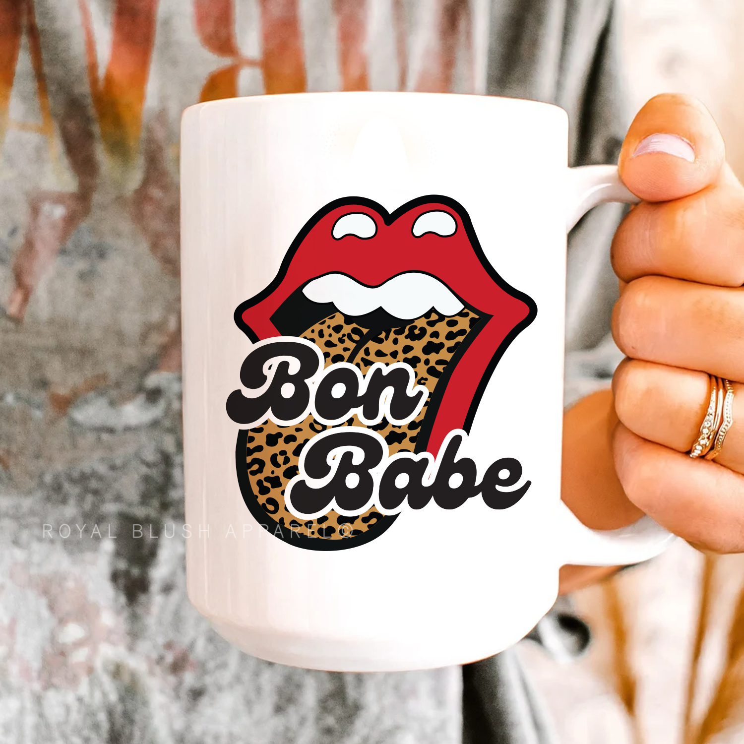Bon Babe Leopard Tongue Jumbo Mug