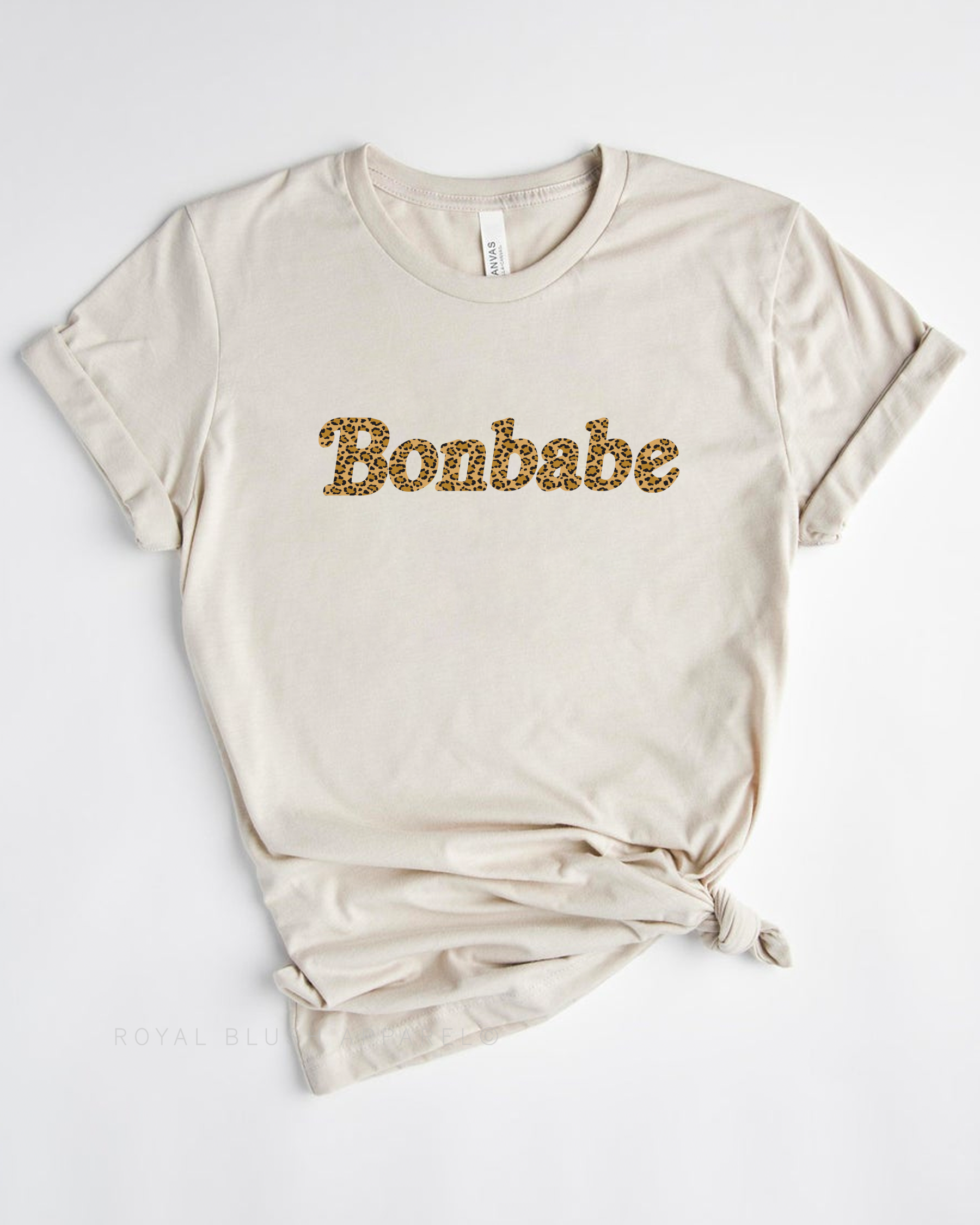 Bonbabe Leopard Relaxed Unisex T-shirt