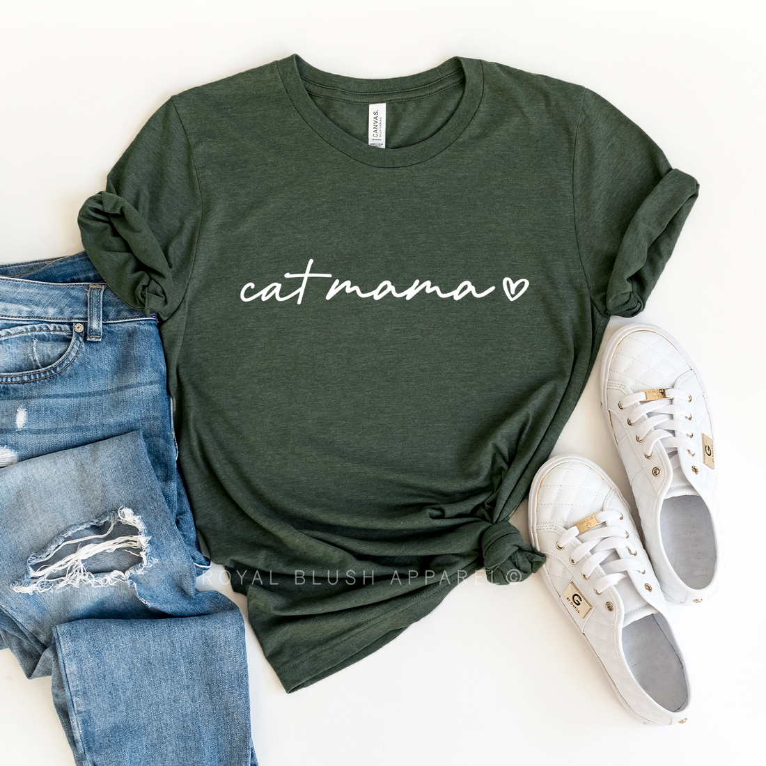 Cat Mama Relaxed Unisex T-shirt