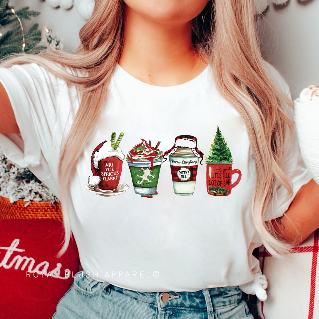 Christmas Vacation Coffee Relaxed Unisex T-shirt