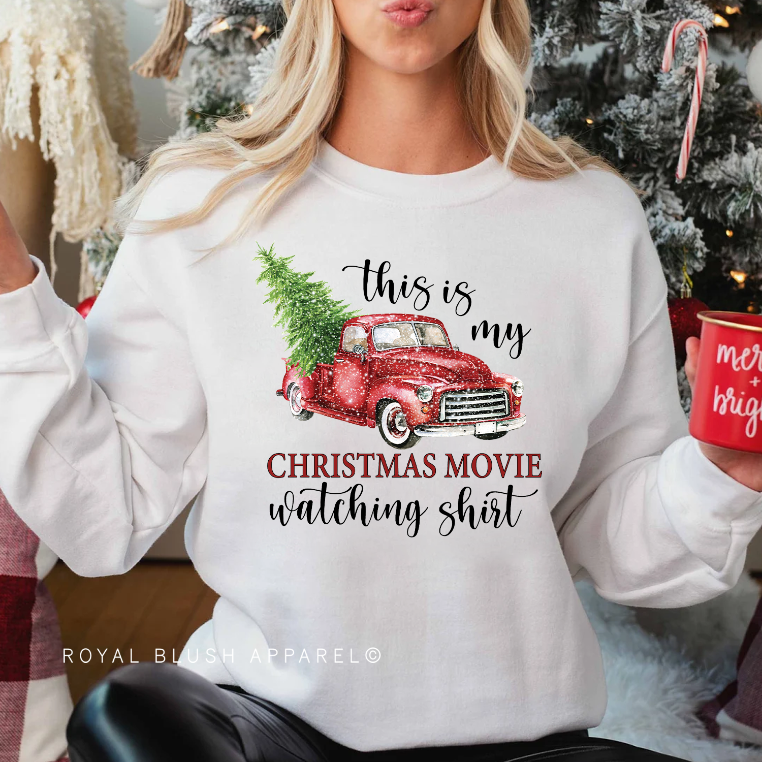 This Is My Christmas Movie Watching Shirt Sweatshirt