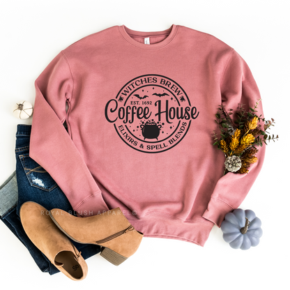 Witches Brew Coffee House Babe Crewneck