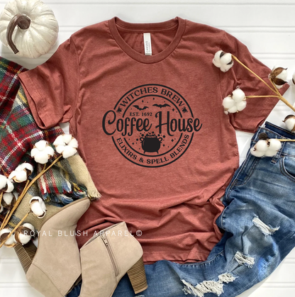 Witches Brew Coffee House Relaxed Unisex T-shirt