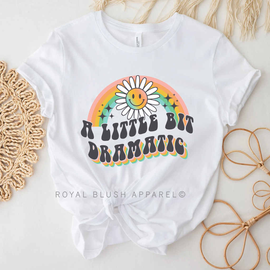 A Little Bit Dramatic T-shirt mockup