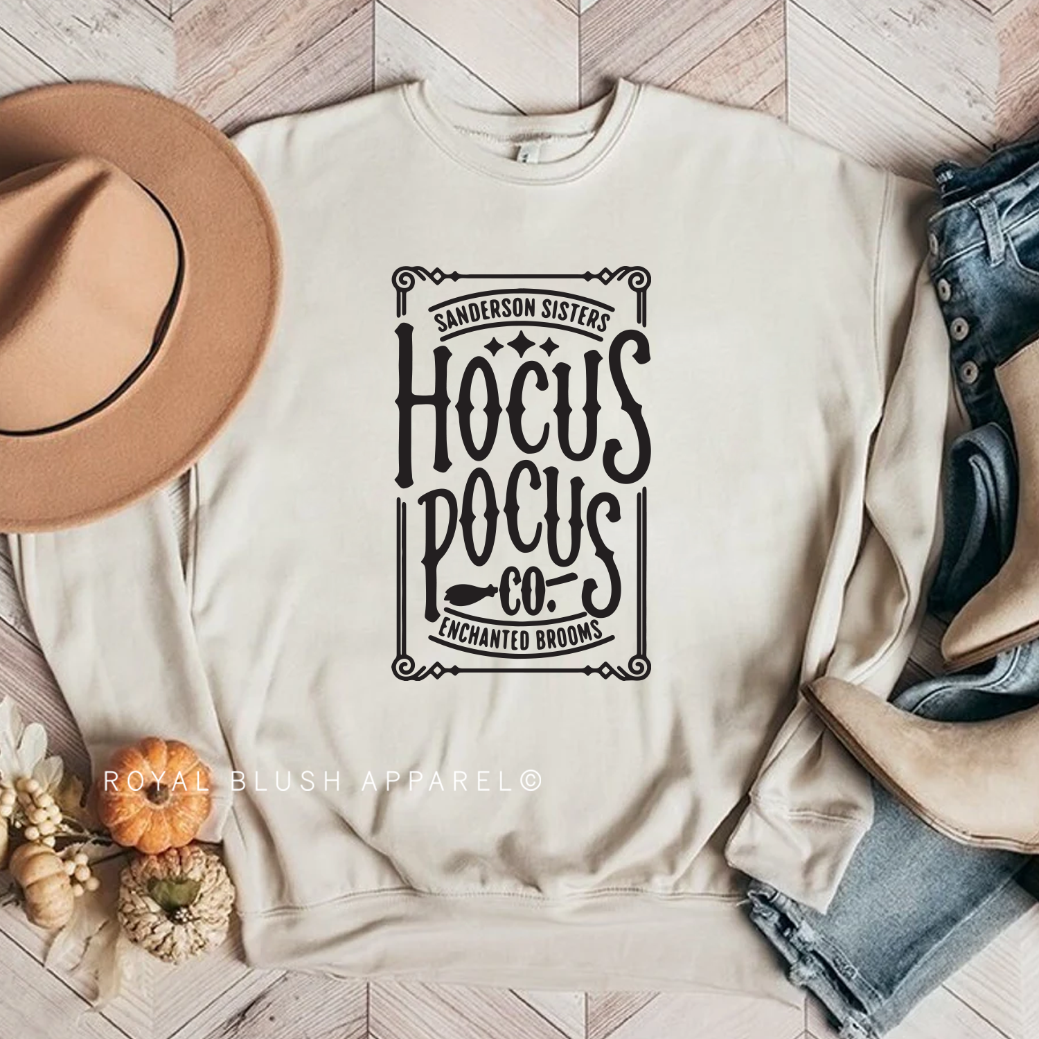 Hocus Pocus Enchanted Brooms Babe Crewneck