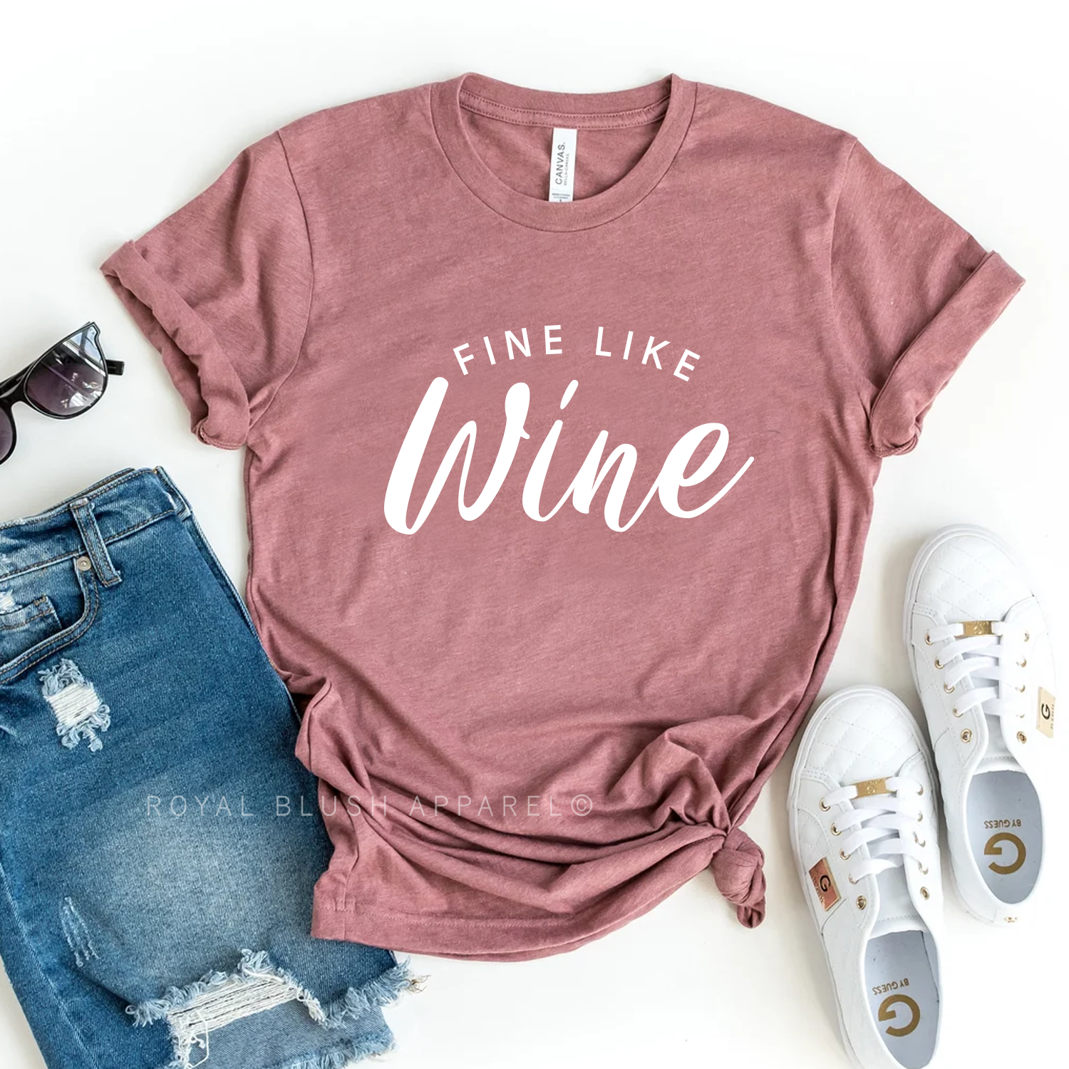 Fine Like Wine Relaxed Unisex T-shirt
