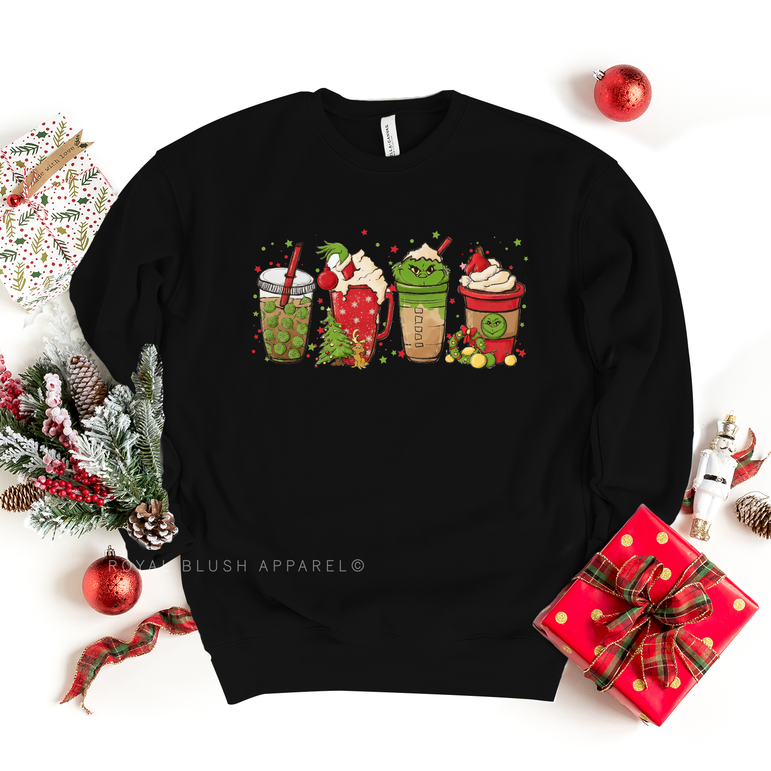 Grinch Coffee Babe Crewneck