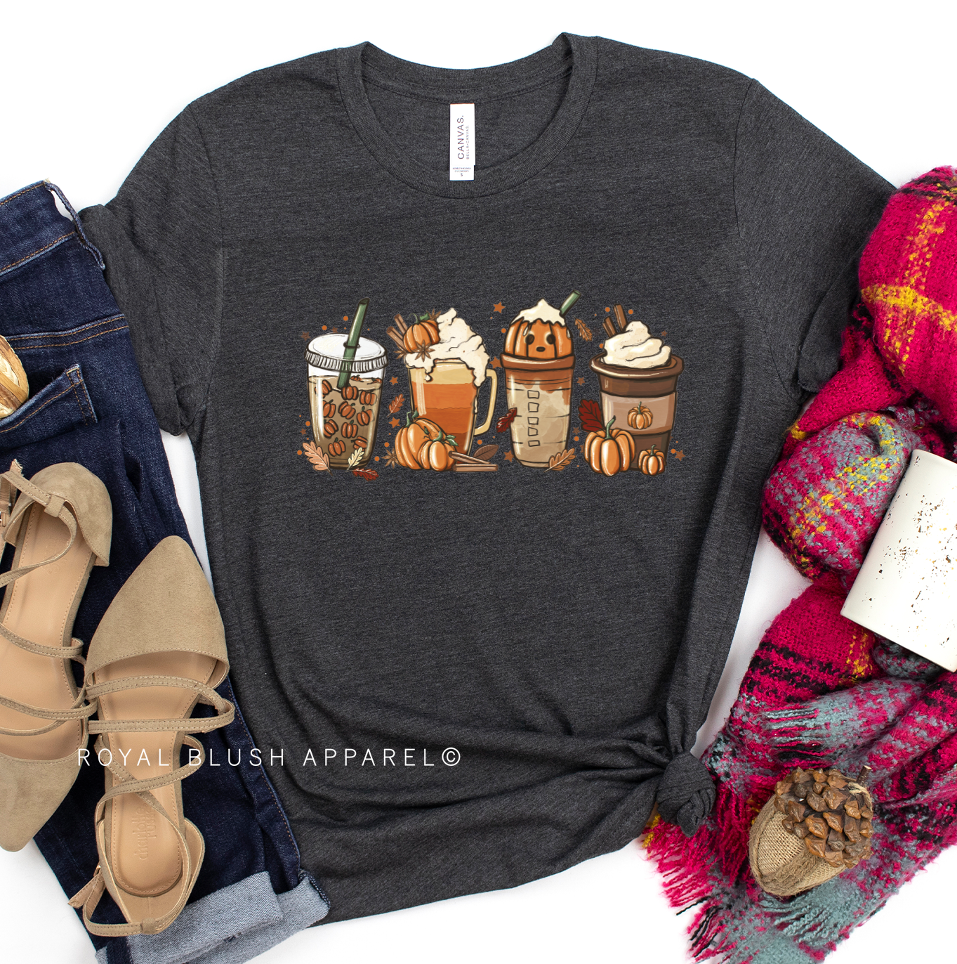 Halloween Coffee Relaxed Unisex T-shirt