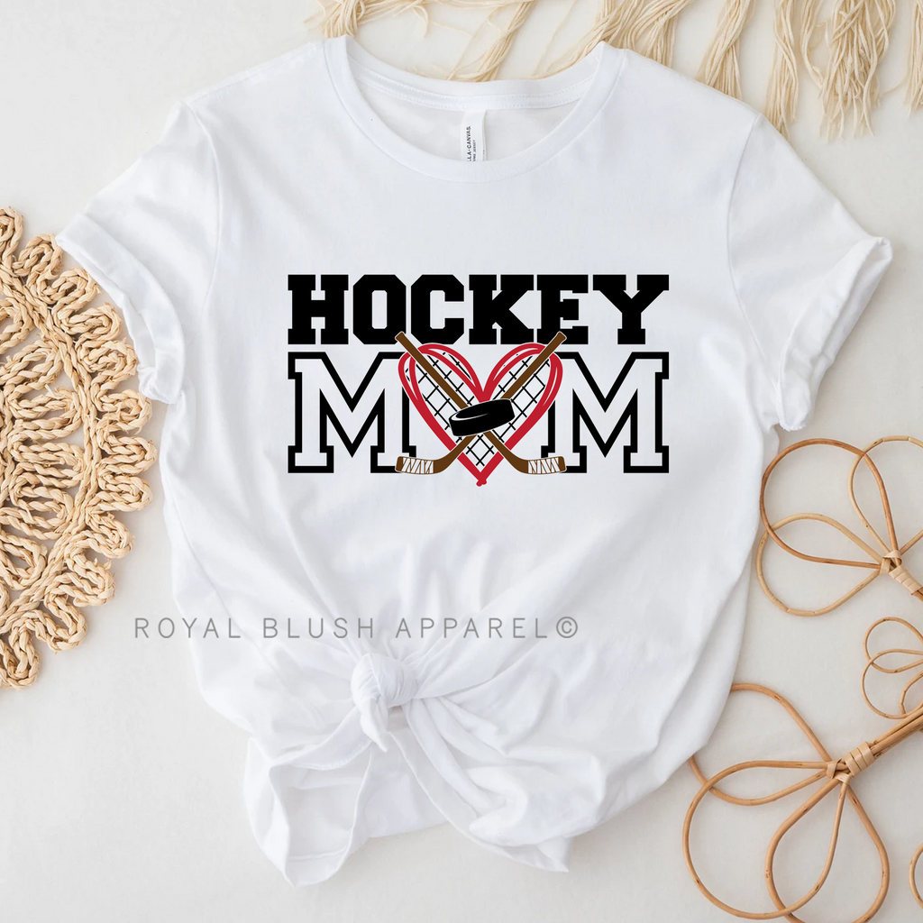 Hockey Mom Mom Relaxed Unisex T-shirt