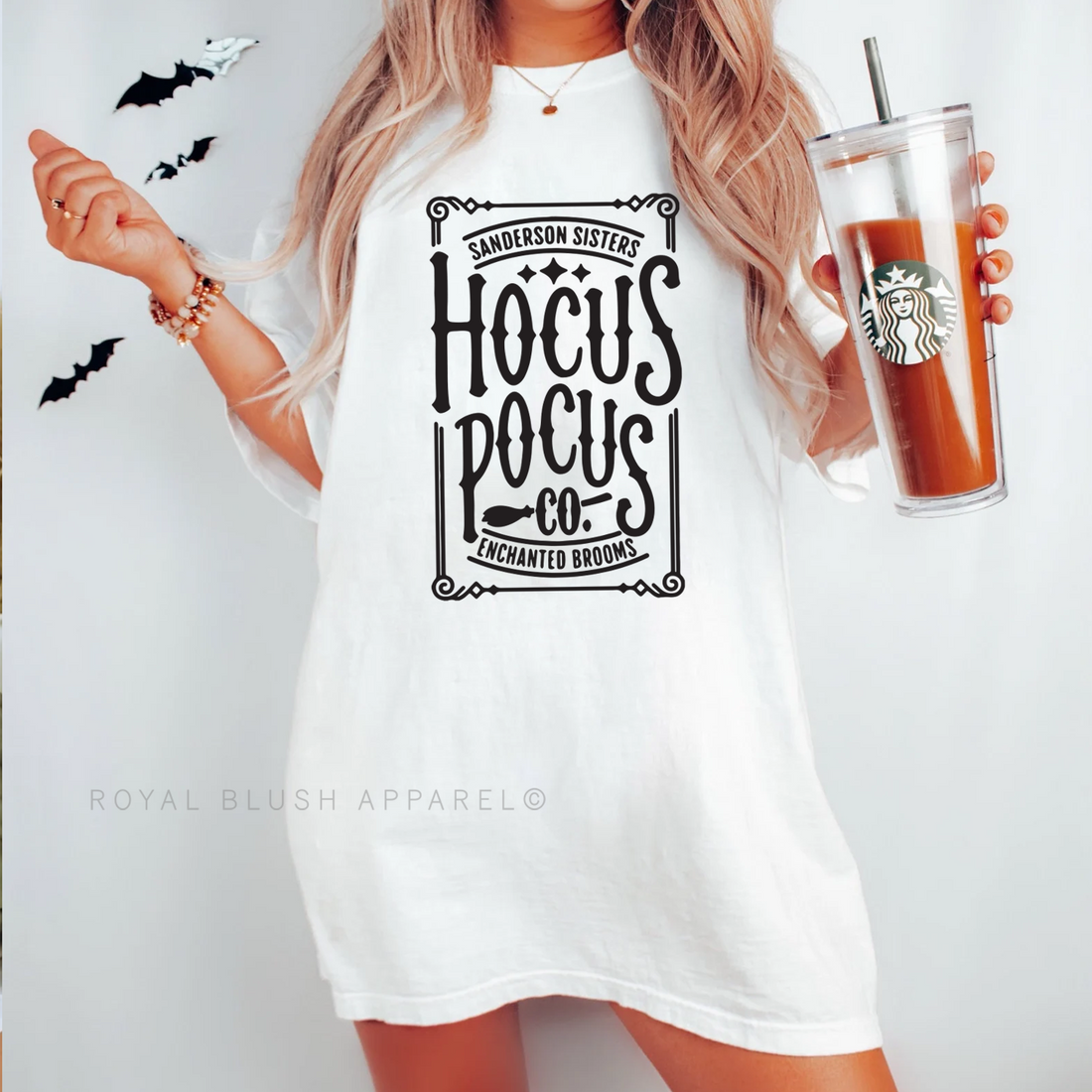 Hocus Pocus Enchanted Brooms Relaxed Unisex T-shirt