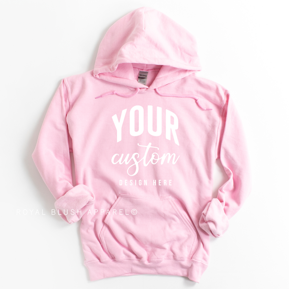 Custom hoodie with personalized logo or design