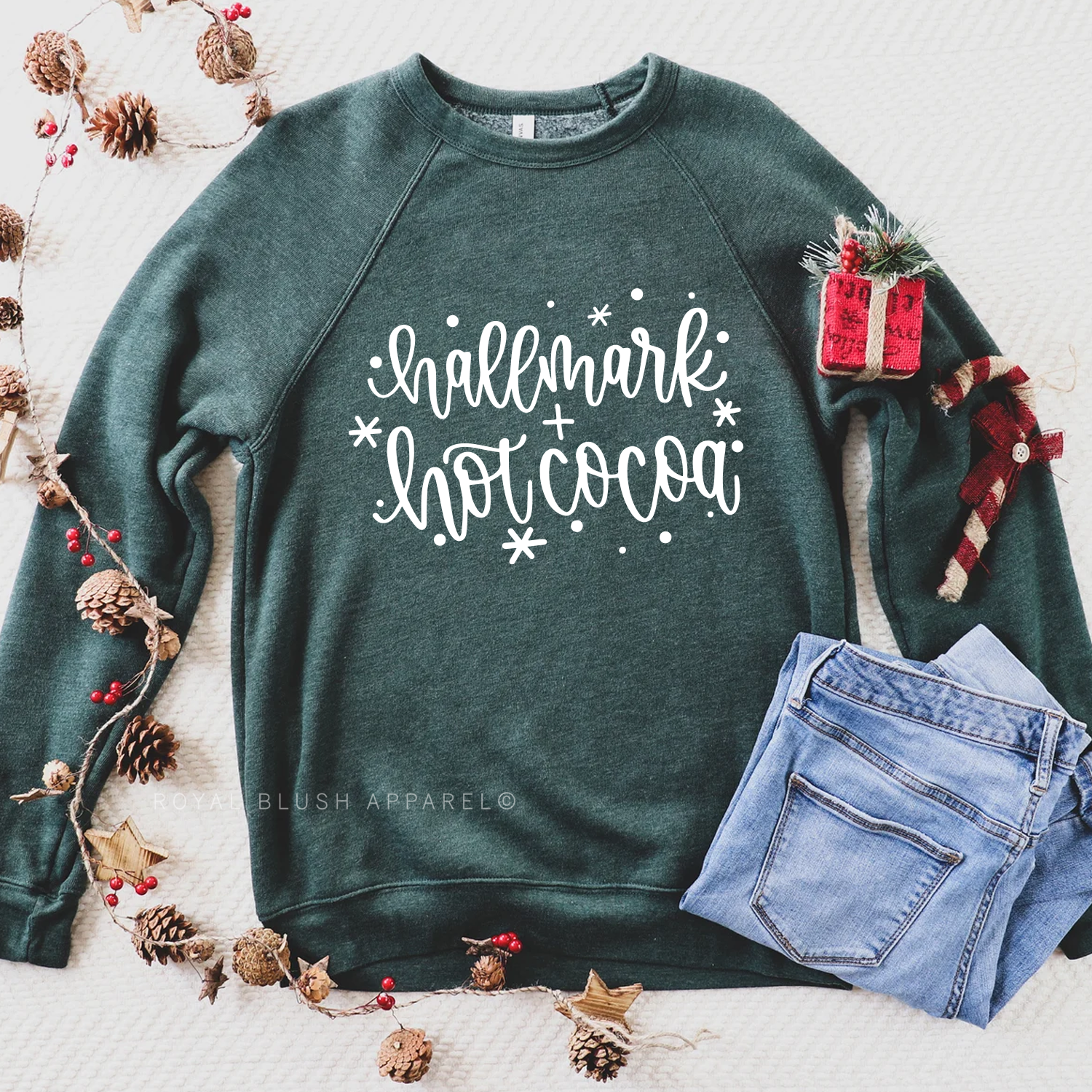 Hallmark + Hot Cocoa Babe Crewneck