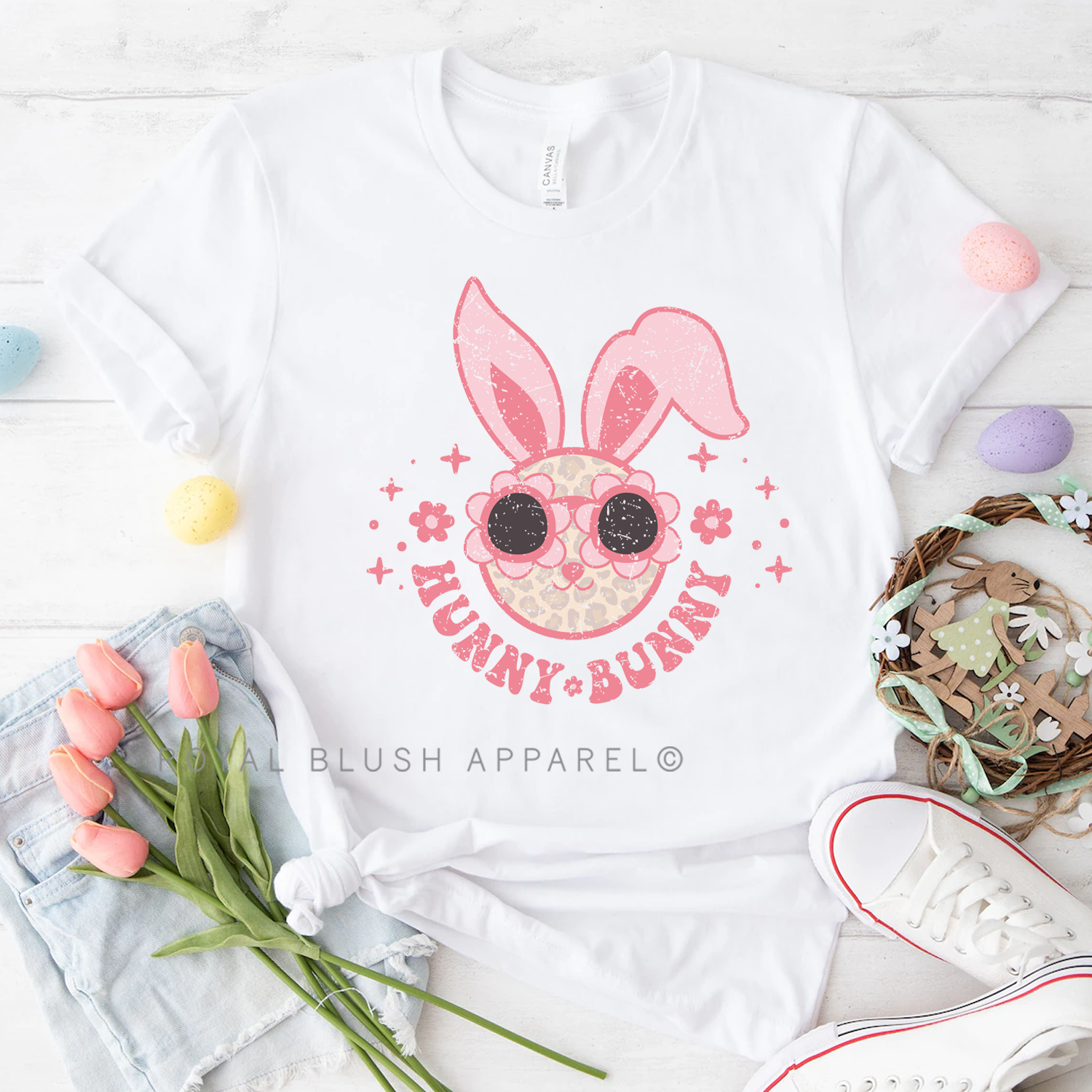 Honey Bunny T-shirt unisexe décontracté