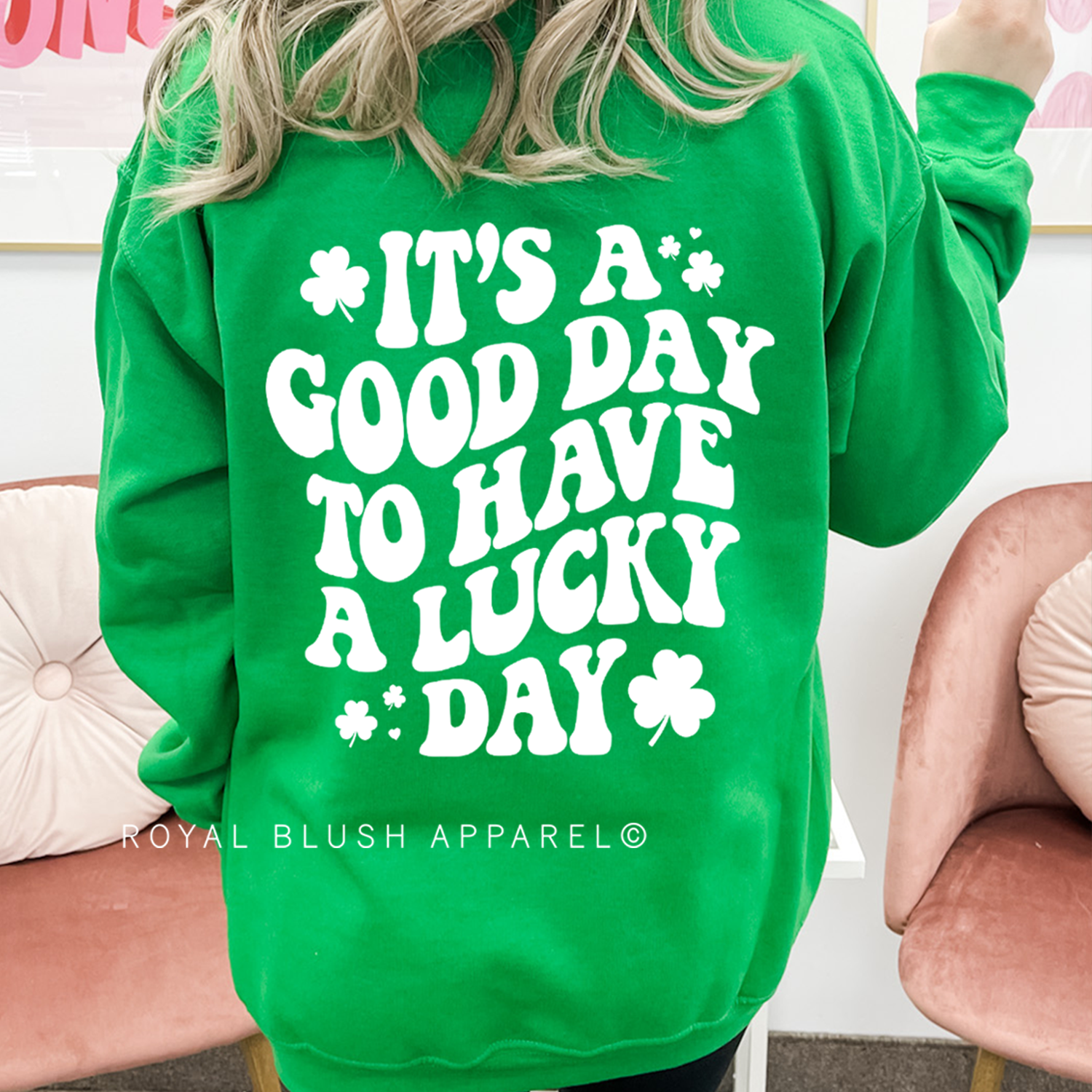 C’est une bonne journée pour avoir une équipe rétro de Lucky Day