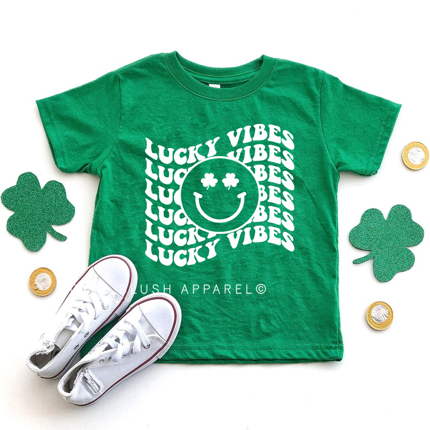 Smiley Lucky Vibes Youth T-Shirt