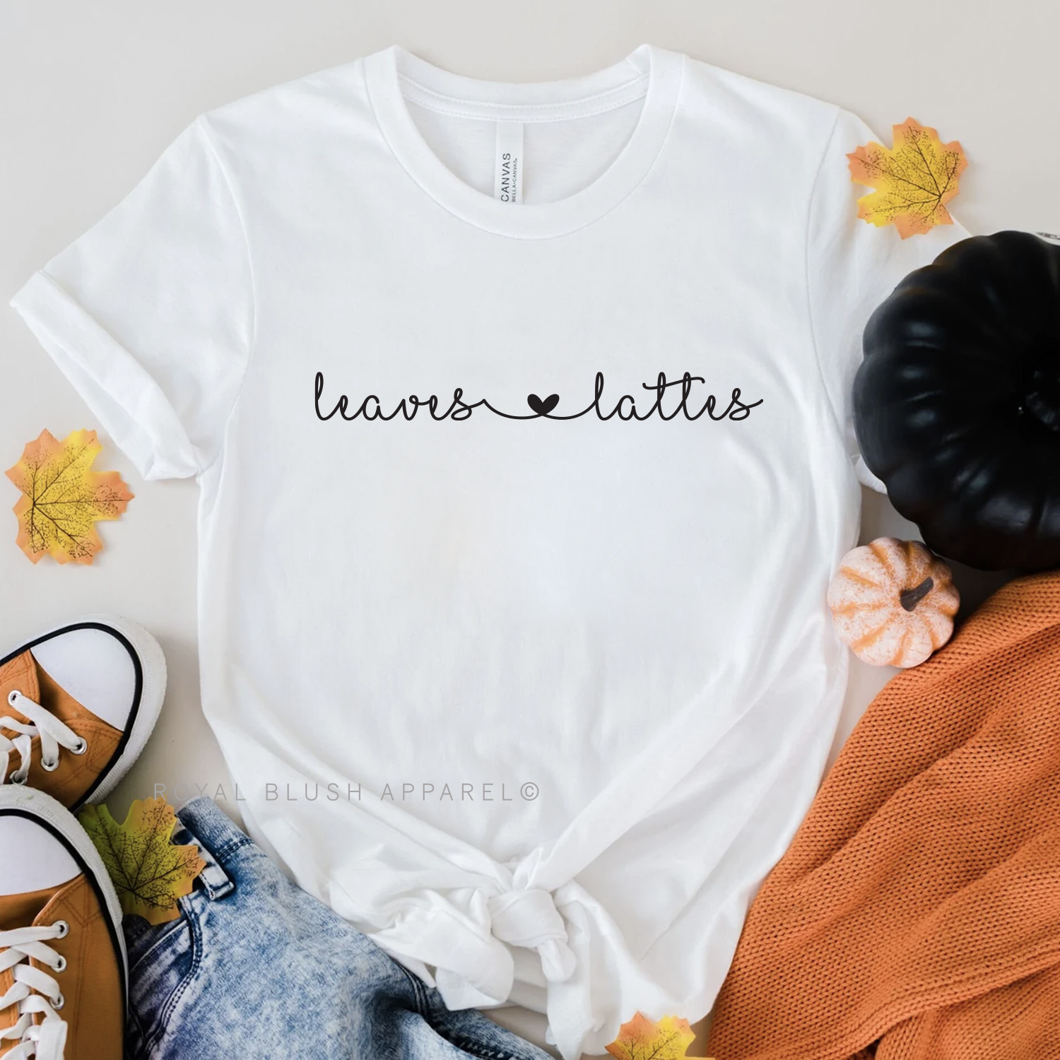 Leaves♥Lattes Relaxed Unisex T-shirt