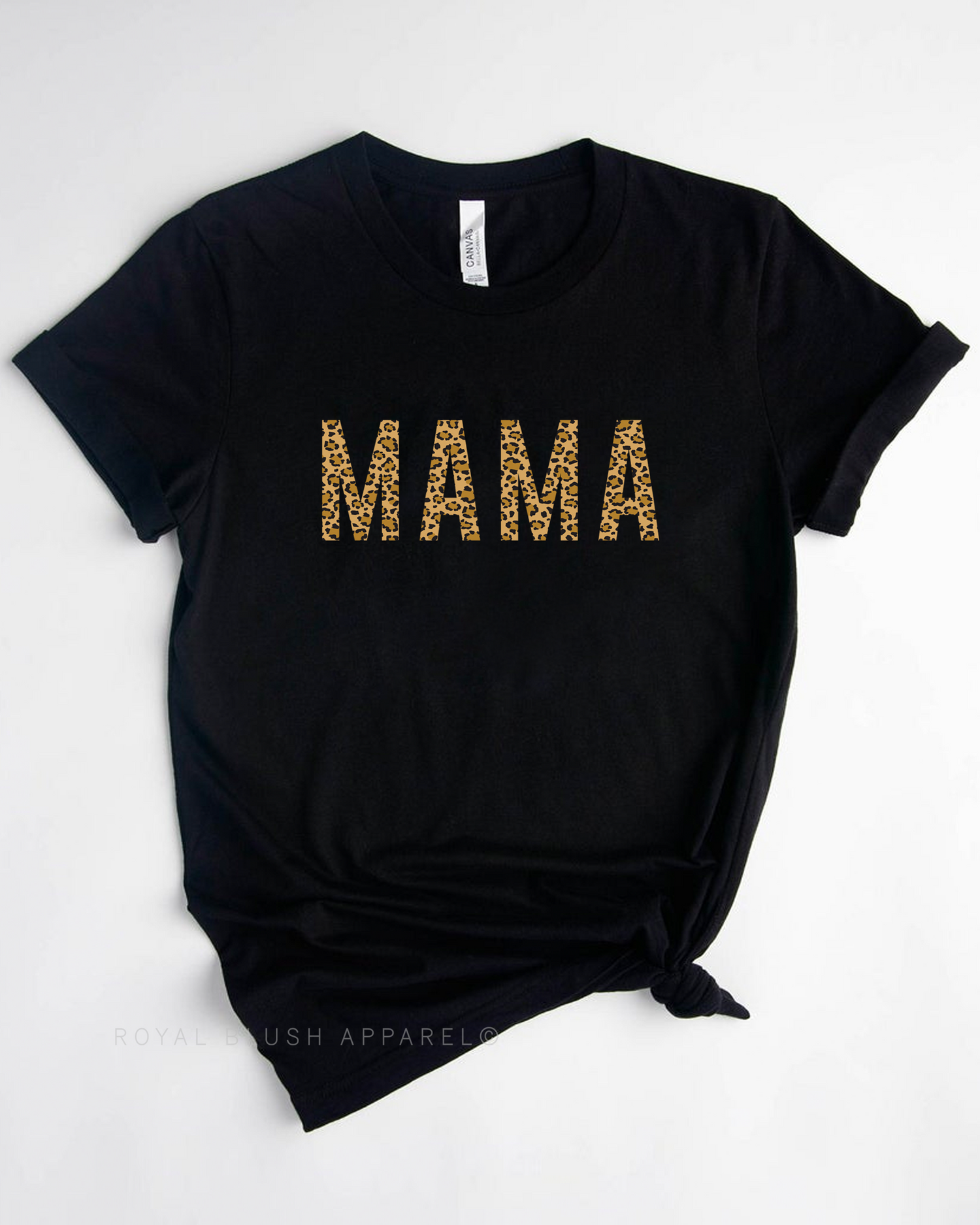 MAMA Leopard Relaxed Unisex T-shirt