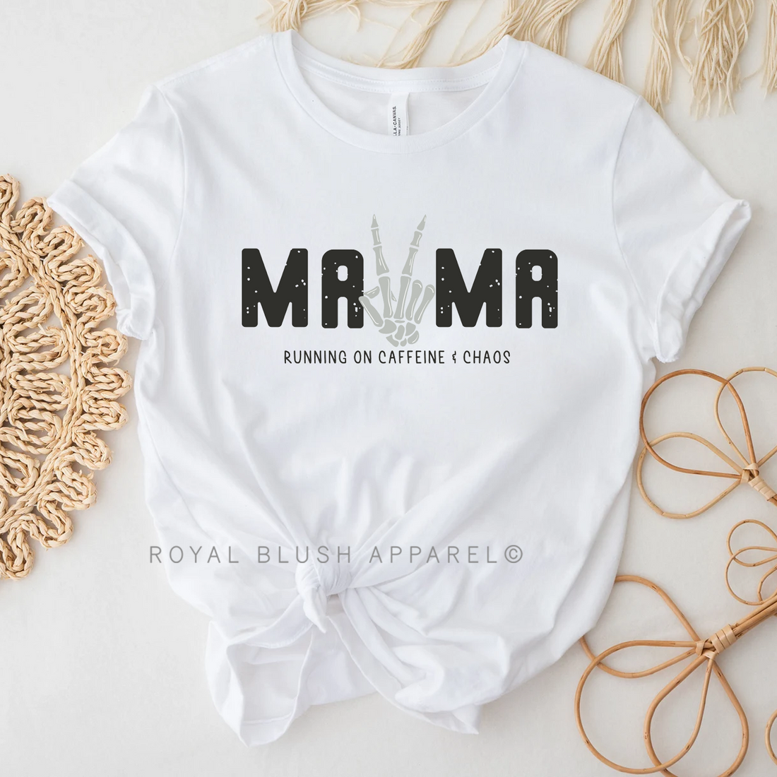 Ma✌️Ma Running On Caffeine &amp; Chaos Relaxed Unisex T-shirt