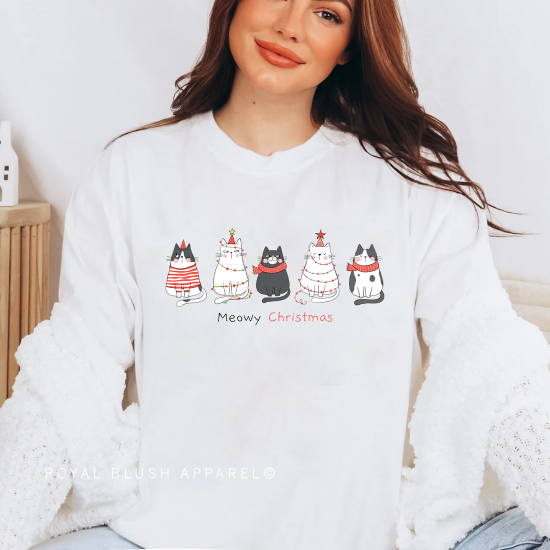 Meowy Christmas Sweatshirt