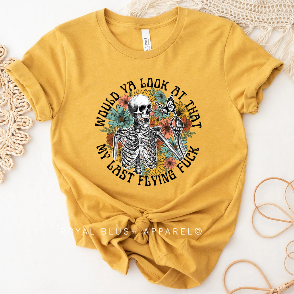 My Last Flying Fuck funny T-shirt