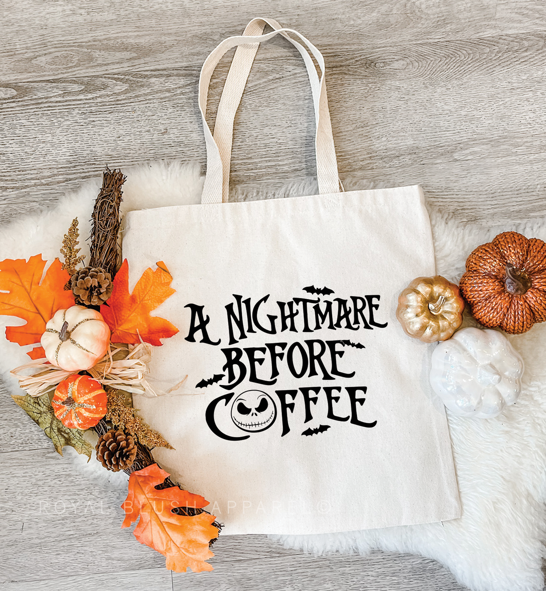 A Nightmare Before Coffee Tote