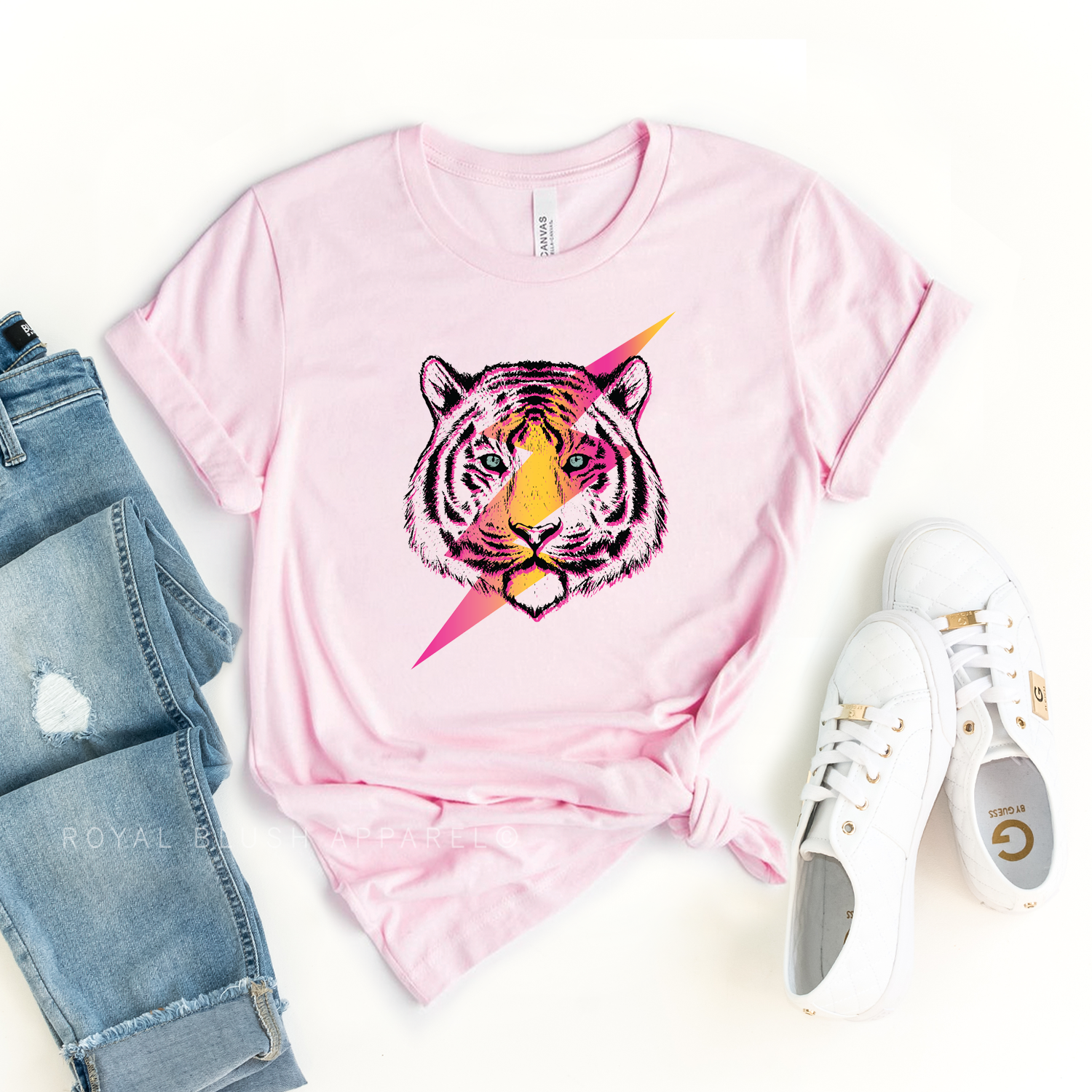 Pink Tiger Relaxed Unisex T-shirt