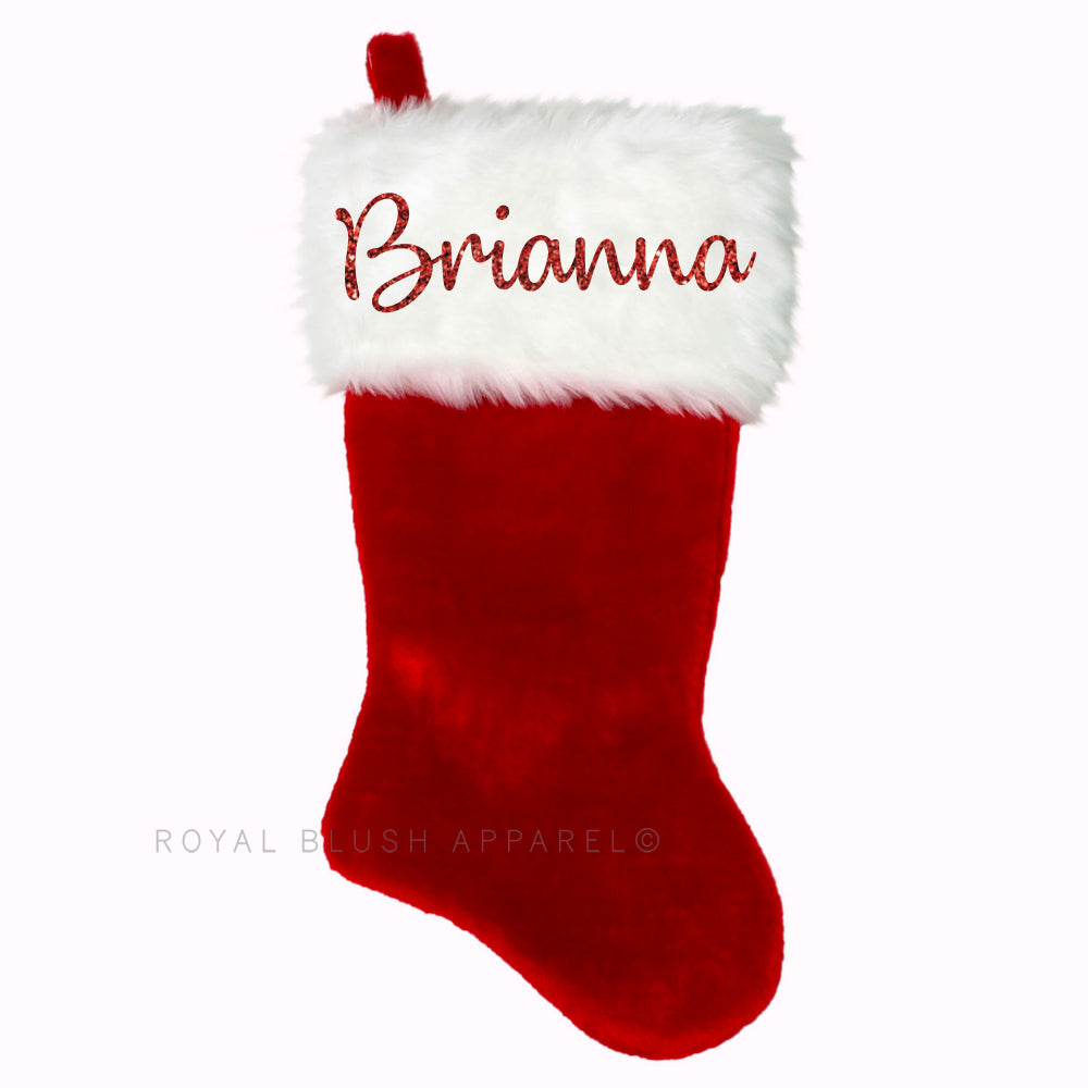 Custom Plush Stocking