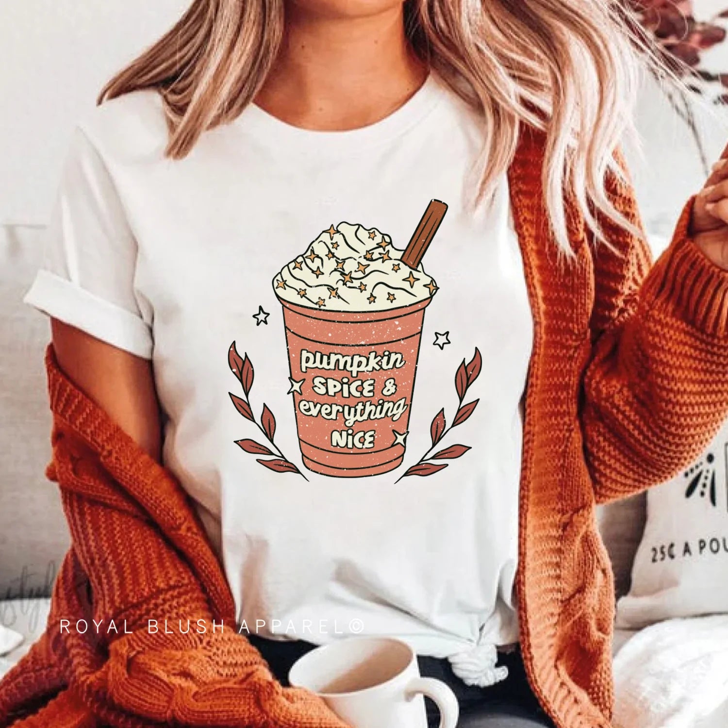 Pumpkin Spice Everything Nice Relaxed Unisex T-shirt