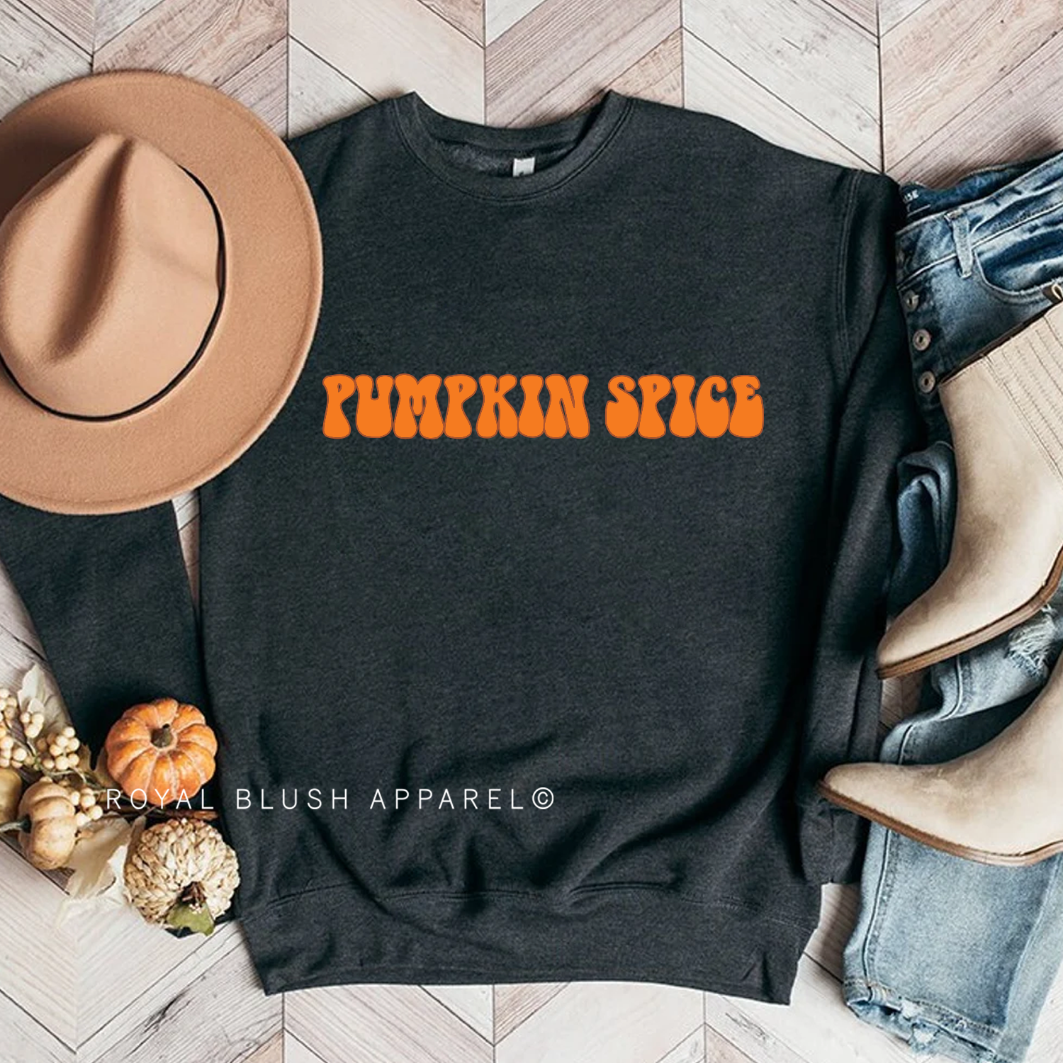 Pumpkin Spice Orange Babe Crewneck