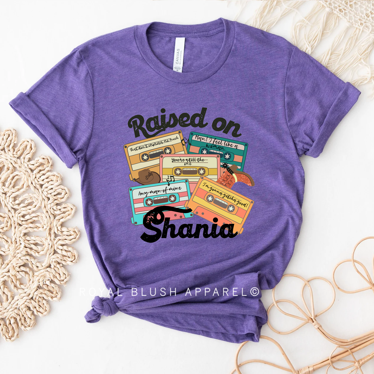 T-shirt unisexe Raised On Shania
