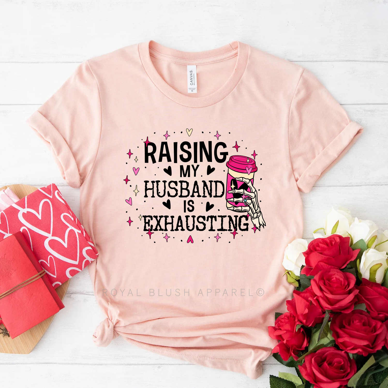 Raising My Husband Is Exhausting Relaxed Unisex T-shirt