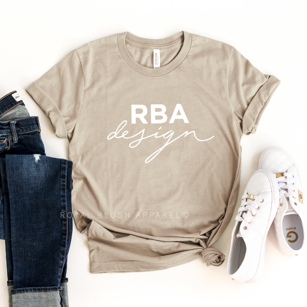 RBA Design Relaxed Unisex T-Shirt - LIGHT TO MEDIUM COLORS graphic T-shirt