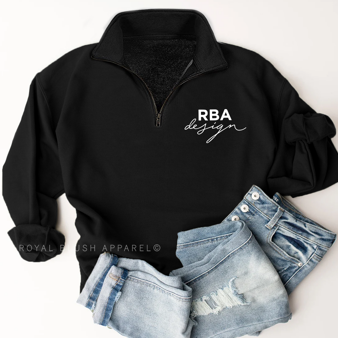 RBA Design Quarter Zip Sweater