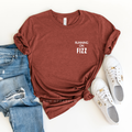 Running On Fizz Left Chest graphic T-shirt