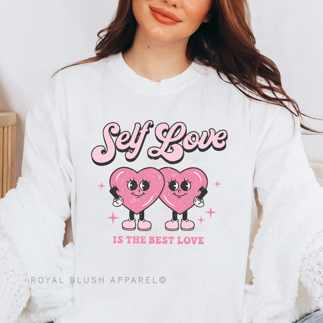 Hearts Self Love Is The Best Love Sweatshirt