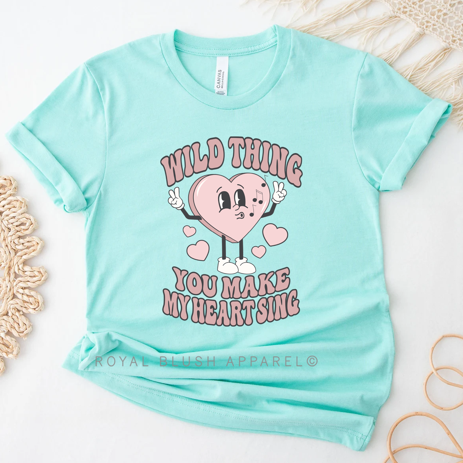 Wild Thing You Make My Heart Sing Relaxed Unisex T-shirt