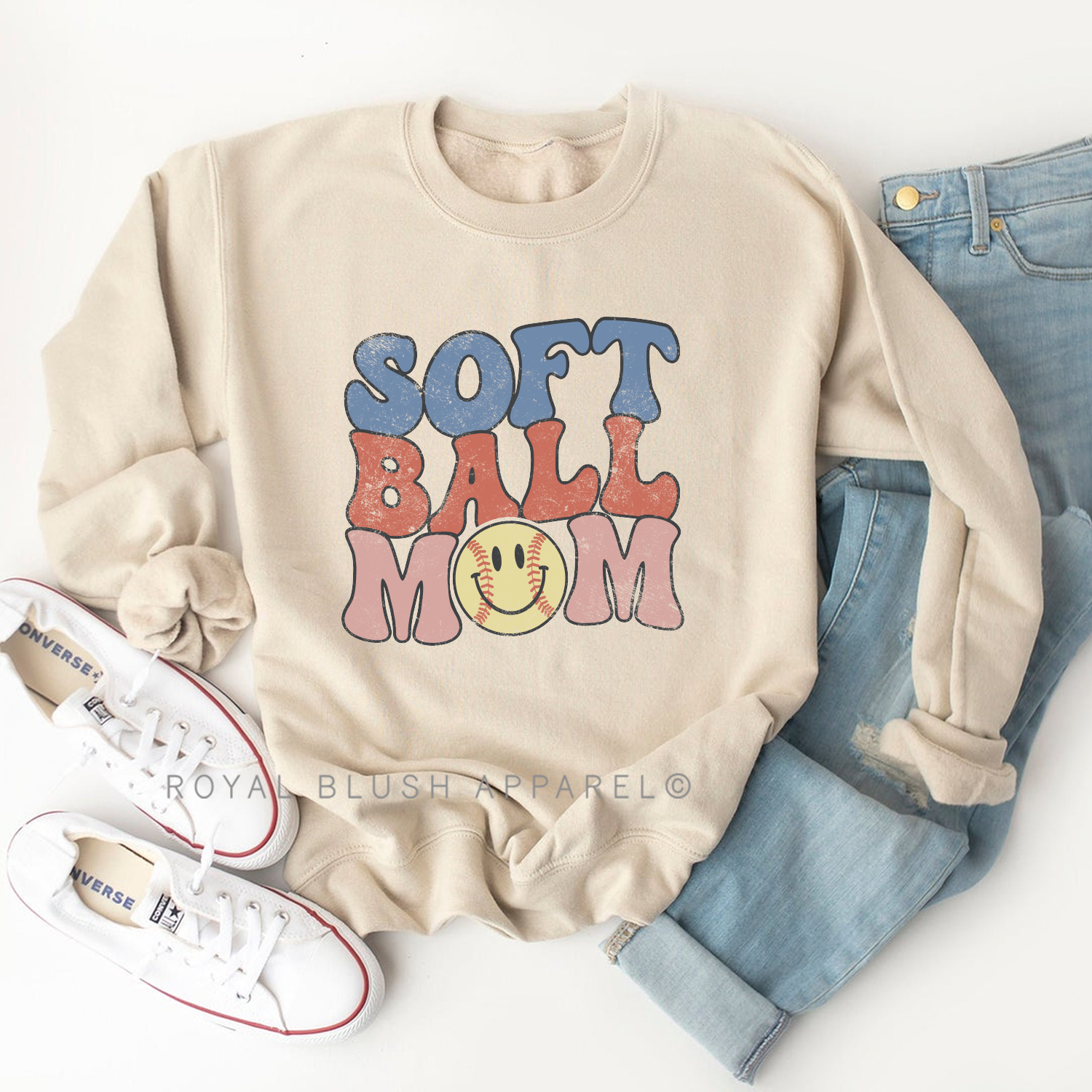 Sweat-shirt Softball Maman