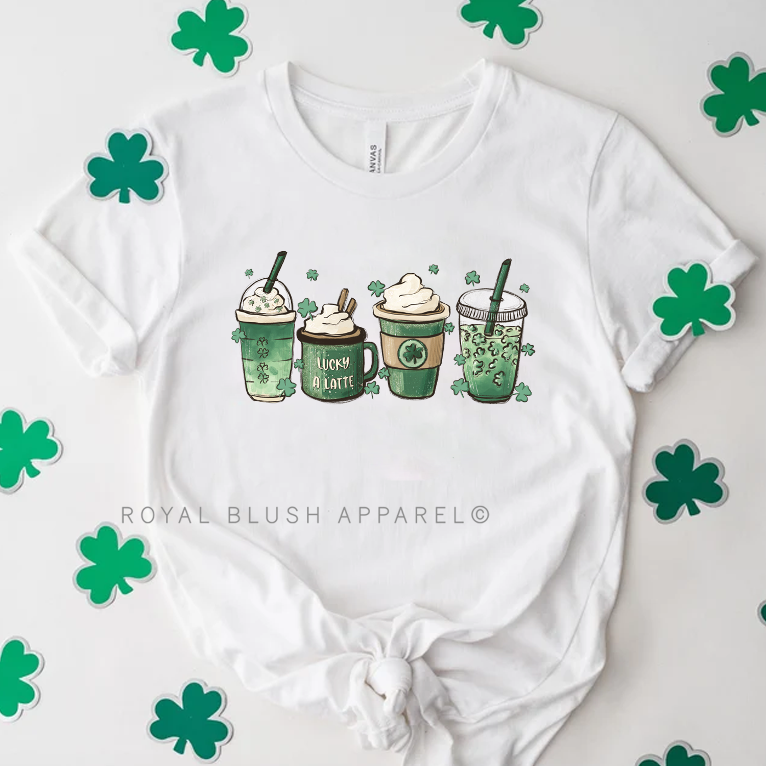 St Pats Coffee T-shirt unisexe décontracté