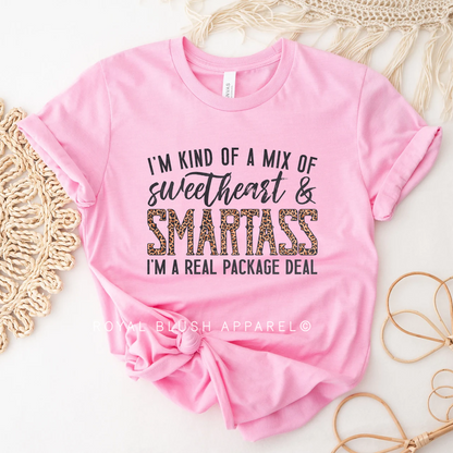 Sweetheart &amp; Smartass Relaxed Unisex T-shirt