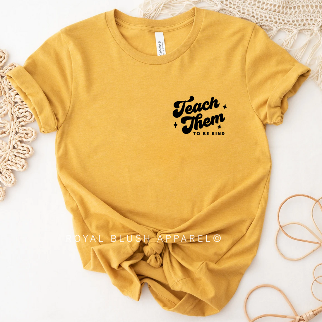 Teach Them To Be Kind Relaxed Unisex T-shirt