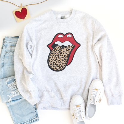 Leopard Tongue Sweatshirt