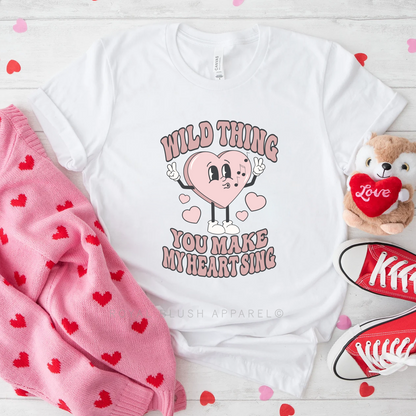 Wild Thing You Make My Heart Sing Relaxed Unisex T-shirt