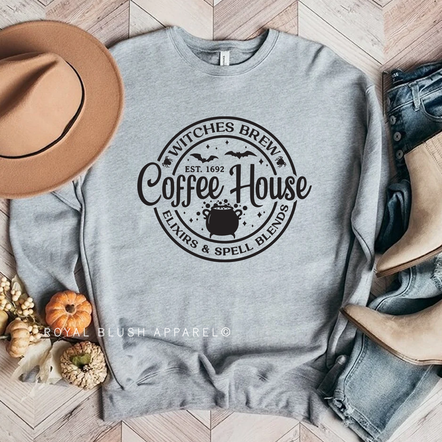Witches Brew Coffee House Babe Crewneck