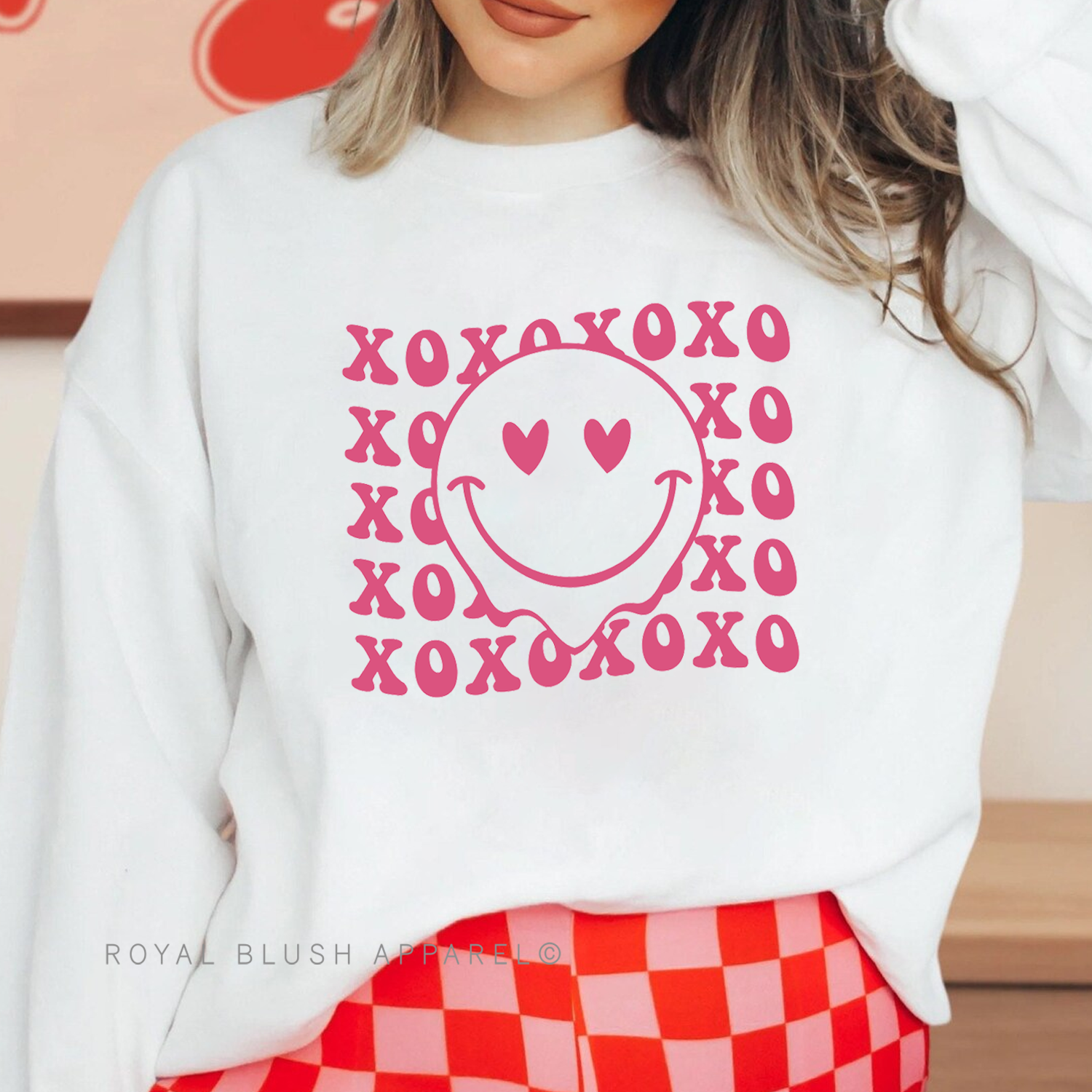 XOXO Smiley Sweatshirt