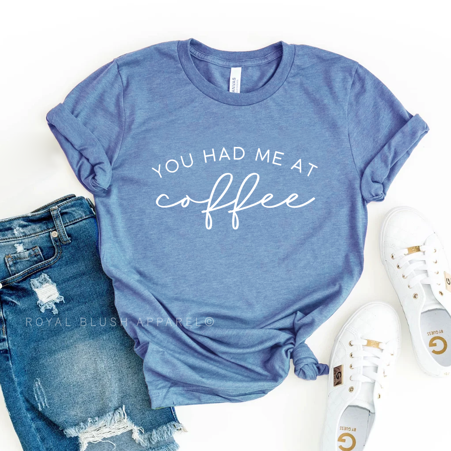 You Had Me At Coffee Relaxed Unisex T-shirt