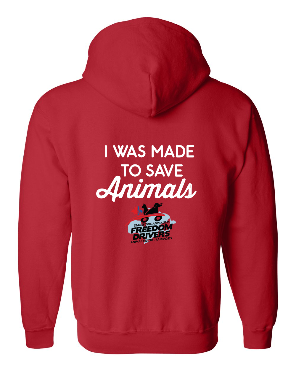 I Was Made To Save Animals Zip Up